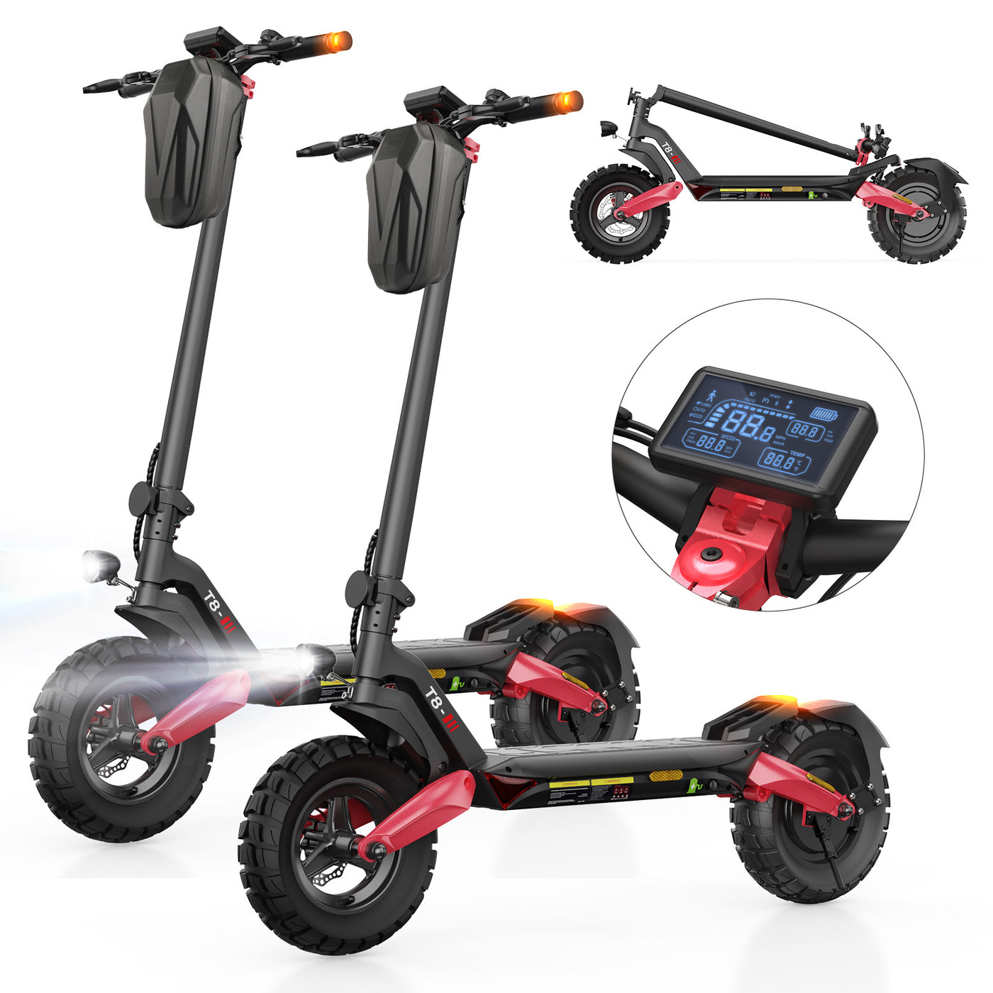 1200W T8 Offroad E-Scooter Mit Straßenzulassung (ABE/eKFV)