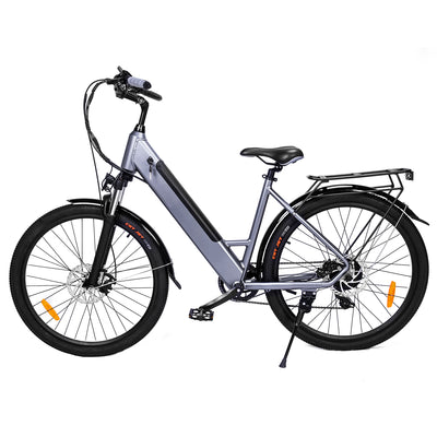 CityRun 27 Zoll E-Bike, Elektrofahrrad für Damen Herren, Pedelec Cityräder Cruise City Bike,250W Motor,Li-Batterie 36V/10,4Ah ebike,bis 45-60KM