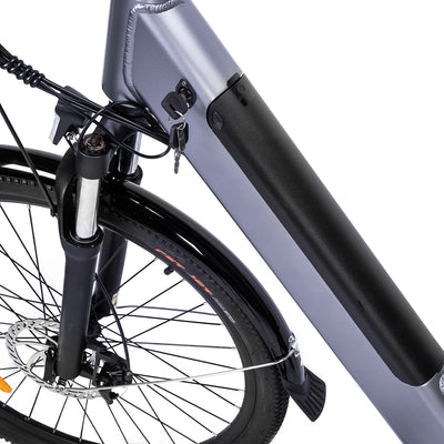 CityRun 27 Zoll E-Bike, Elektrofahrrad für Damen Herren, Pedelec Cityräder Cruise City Bike,250W Motor,Li-Batterie 36V/10,4Ah ebike,bis 45-60KM