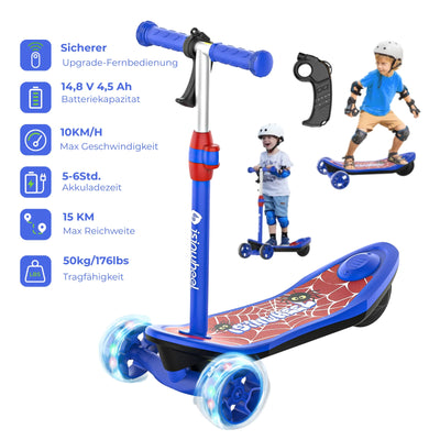 iK1S Kinder E-Scooter mit bunten Lichtern