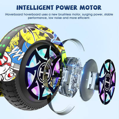 H1 Gelbes Hoverboard Und Hoverboard mit sitz 700W