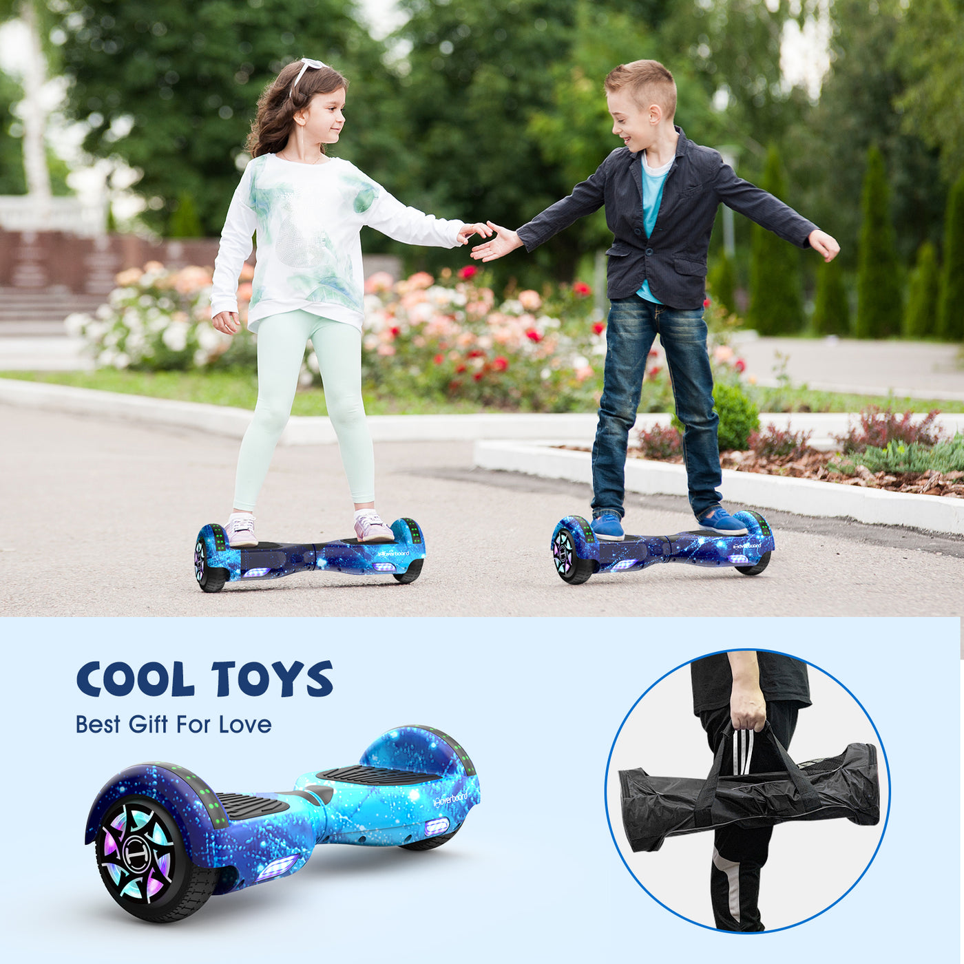 H1 Navy blau Hoverboard Und Hoverboard mit sitz 700W