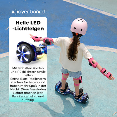 iHoverboard H2 Blau Bluetooth Hoverboard mit Sitz 6.5"