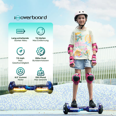 iHoverboard H2 Blau Bluetooth Hoverboard mit Sitz 6.5"