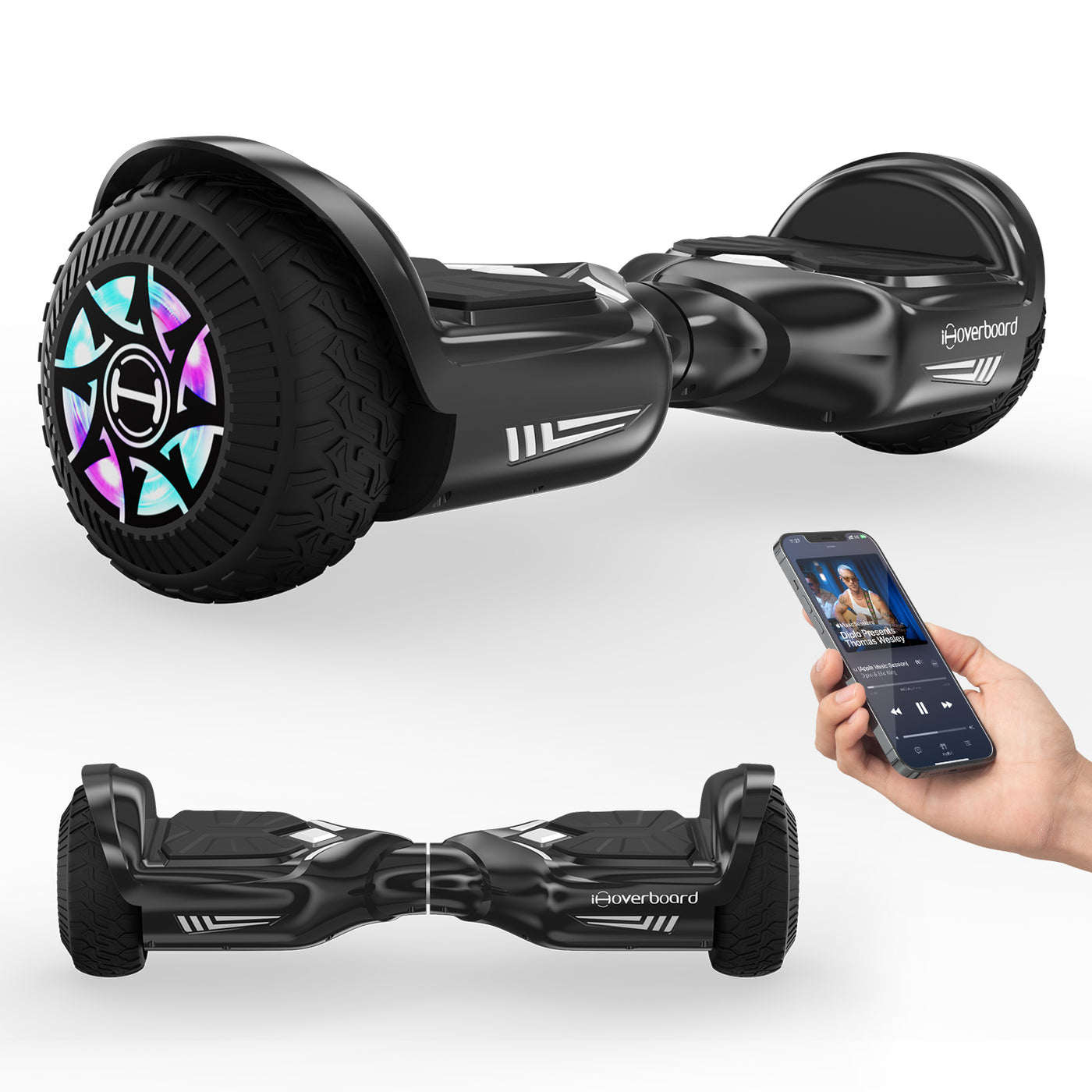 H1 Blau Hoverboard Und Hoverboard mit sitz 700W