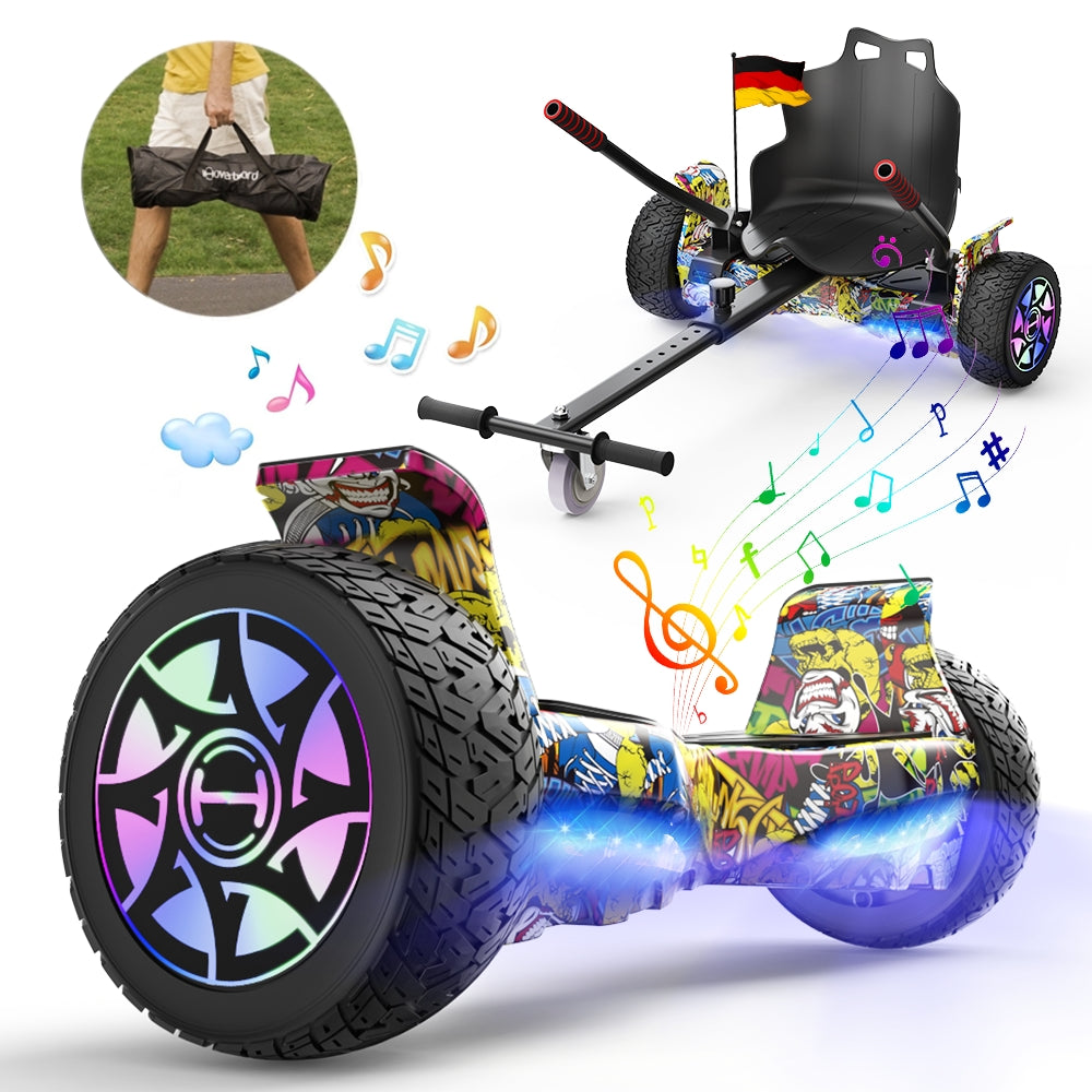 iHoverboard H8 LED Gelbes Hoverboard Gelände 8.5"