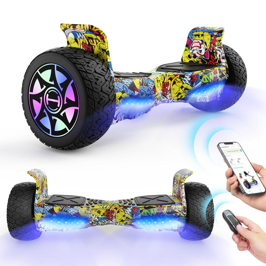 iHoverboard H8 LED Gelbes Hoverboard Gelände 8.5"