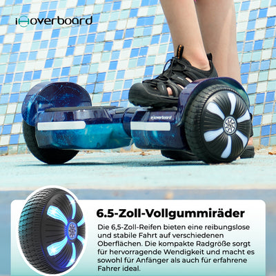 iHoverboard H2 Blau Bluetooth Hoverboard mit Sitz 6.5"