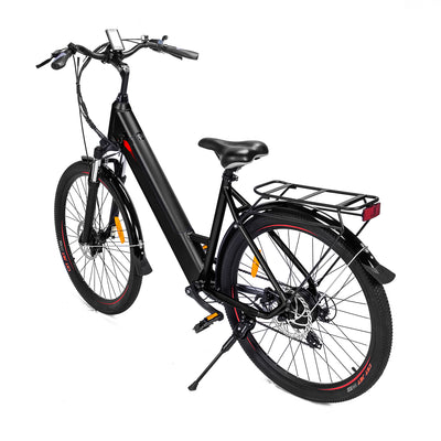 CityRun 27 Zoll E-Bike, Elektrofahrrad für Damen Herren, Pedelec Cityräder Cruise City Bike,250W Motor,Li-Batterie 36V/10,4Ah ebike,bis 45-60KM