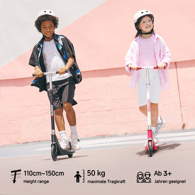 iK1S Kinder E-Scooter mit bunten Lichtern