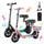 iK7 2-in-1 Kinder E-Scooter mit abnehmbarem Sitz & Korb