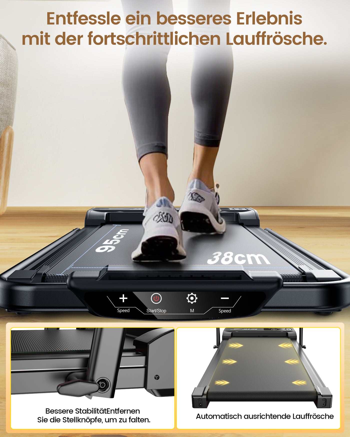 JT51 4-in-1 Faltbarer Walking Pad