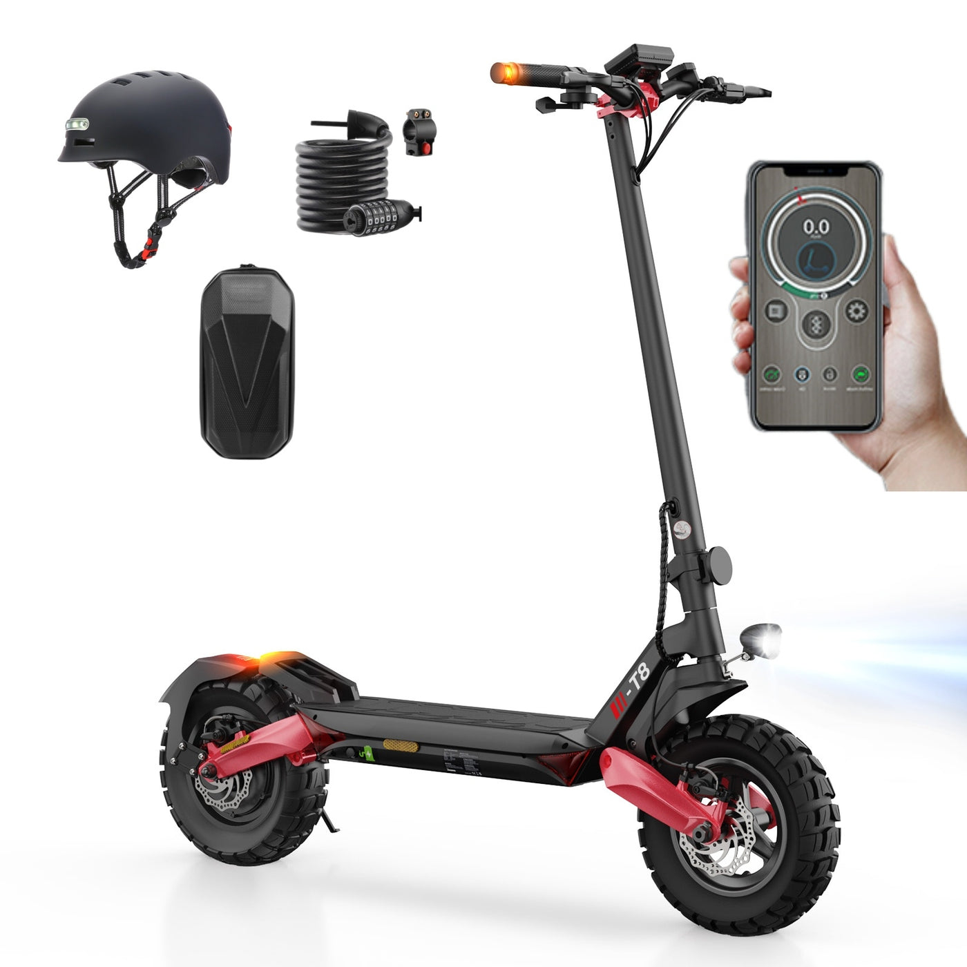 1200W T8 Offroad E-Scooter Mit Straßenzulassung (ABE/eKFV)