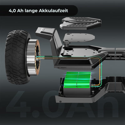 H8 LED Schwarz Hoverboard-Akku