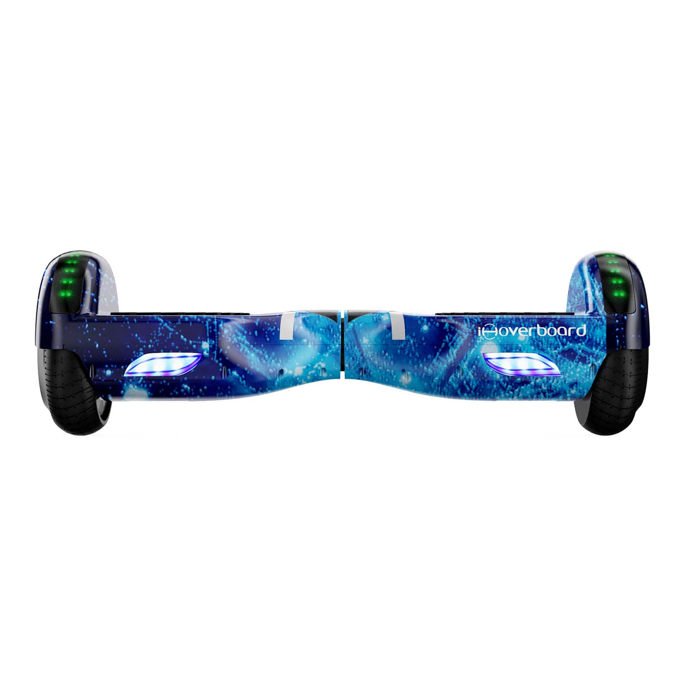 Schnelles H4 Blue Hoverboard 6.5 mit Lautsprecherrückansicht