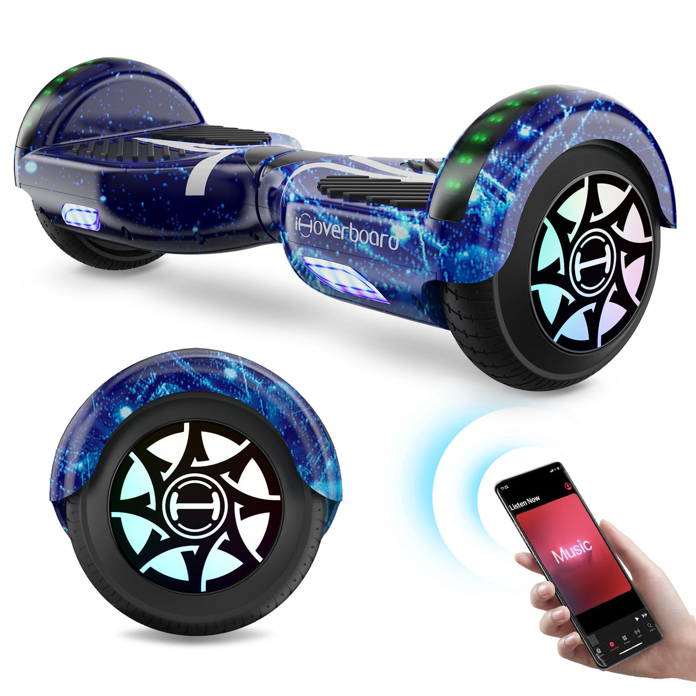 Schnelles H4 Blue Hoverboard 6.5 mit Lautsprechern