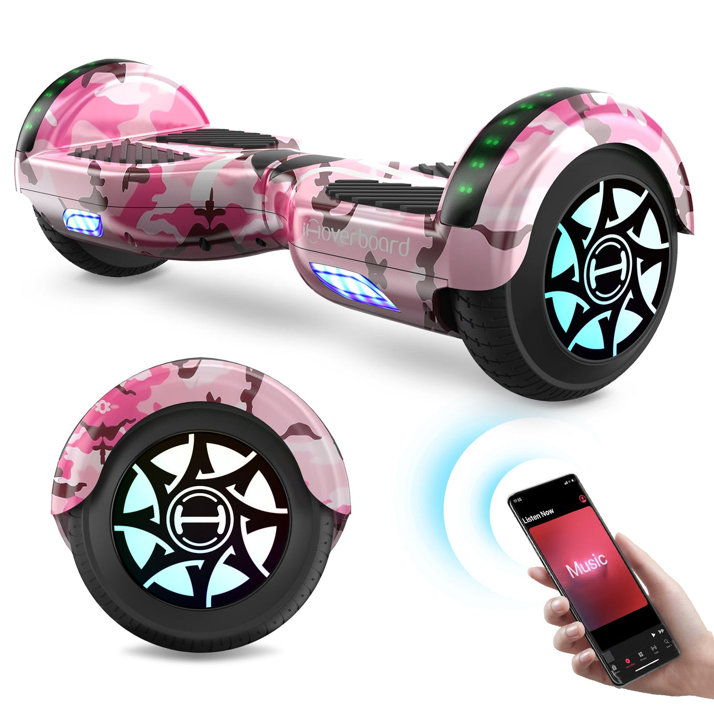 Das schnelle H4 Hoverboard ist für Erwachsene