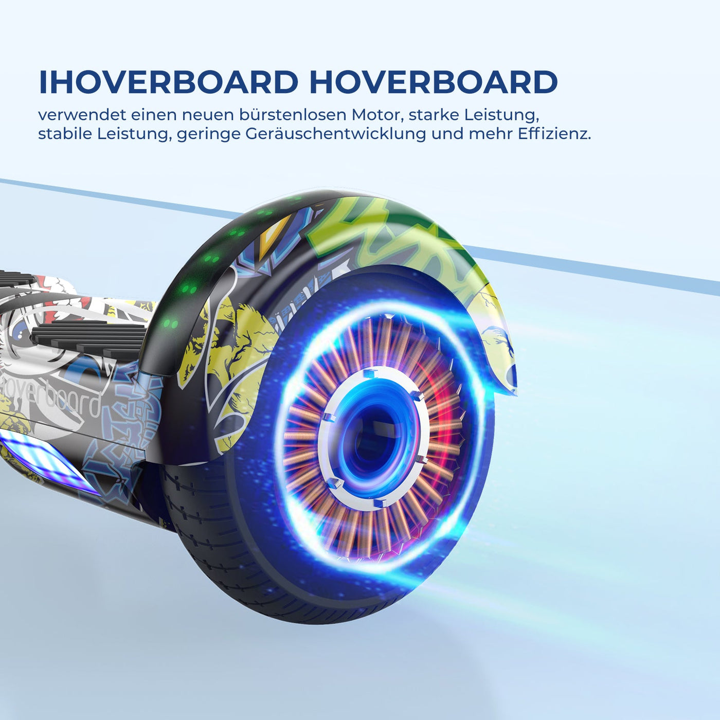 iHoverboard H4 Gelbes Bluetooth-Hoverboard 6.5"