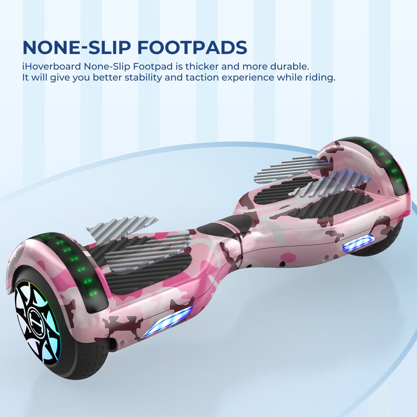 H4 Rosa Bluetooth Hoverboard-Pedal