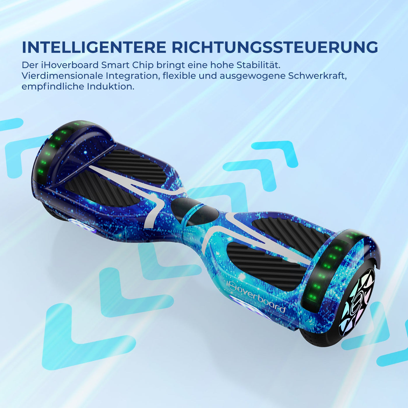 Schnelles blaues Hoverboard H4