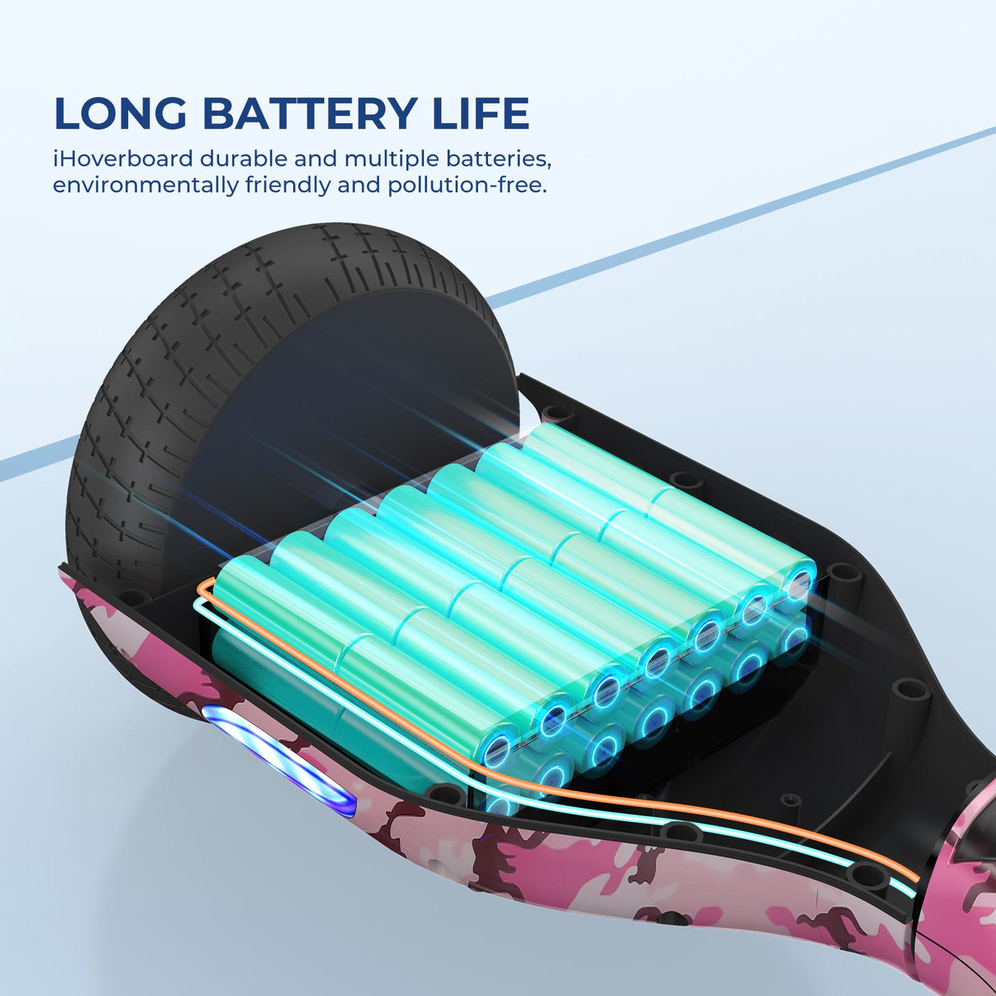 iHoverboard H4 Rosa Bluetooth Hoverboard 6.5"