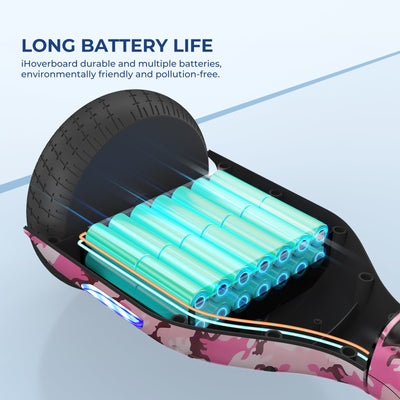 iHoverboard H4 Rosa Bluetooth Hoverboard 6.5"